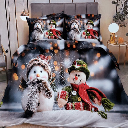 Weihnachtliche Bettwäsche