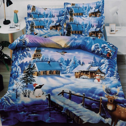 Weihnachtliche Bettwäsche