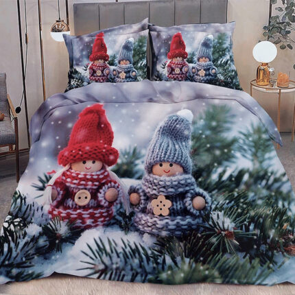 Weihnachtliche Bettwäsche