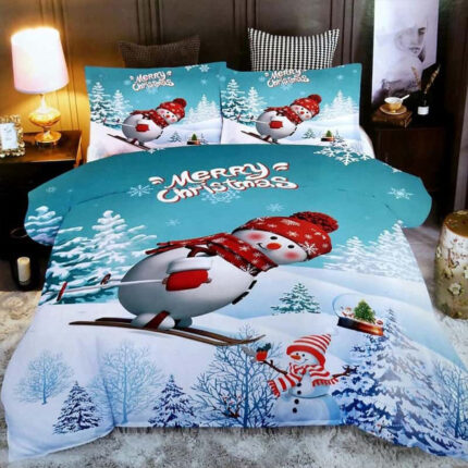 Weihnachtliche Bettwäsche