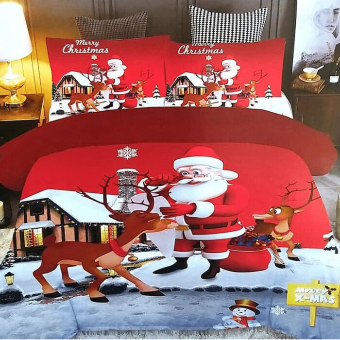 Weihnachtliche Bettwäsche