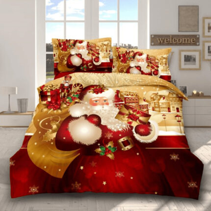 Weihnachtliche Bettwäsche