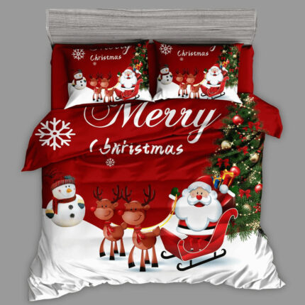 Weihnachtliche Bettwäsche